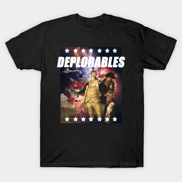 DEPLORABLES Donald Trump Basket of Deplorables Shirt T-Shirt by ManicMerchant